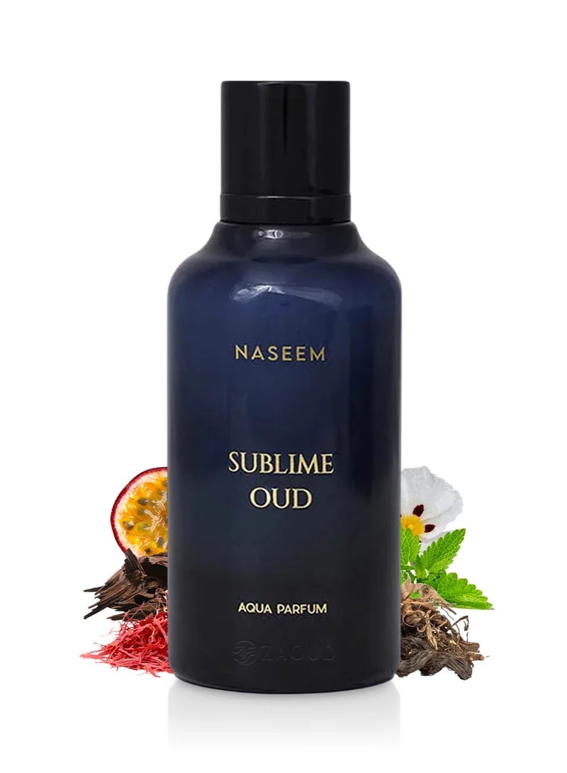 Naseem Sublime Oud Eau De Parfum Aqua Perfume for Men & Women - 100ml - Image 1
