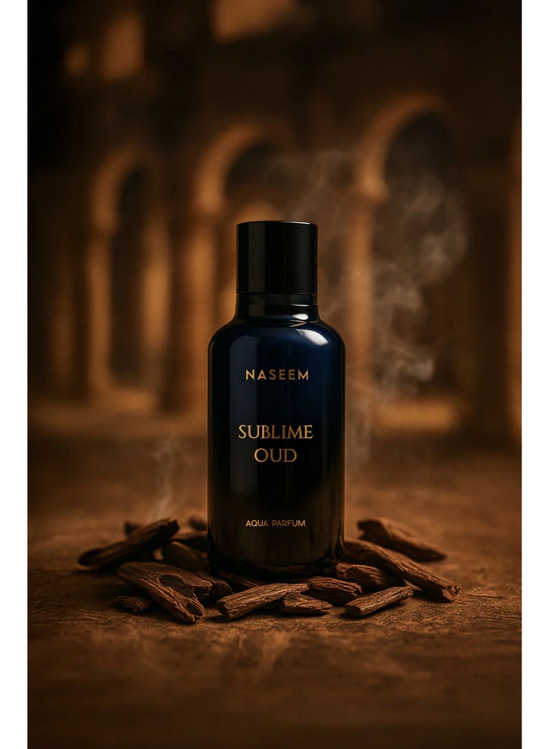 Naseem Sublime Oud Eau De Parfum Aqua Perfume for Men & Women - 100ml - Image 2