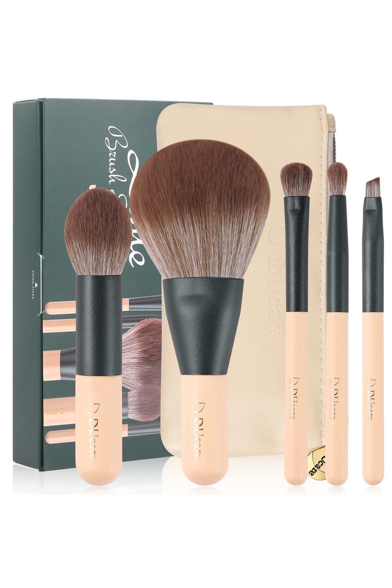 دي يو كير طقم فرش سفر ٥ قطع - فرش كابوكي مصغّرة بحقيبة خضراء - Image 1