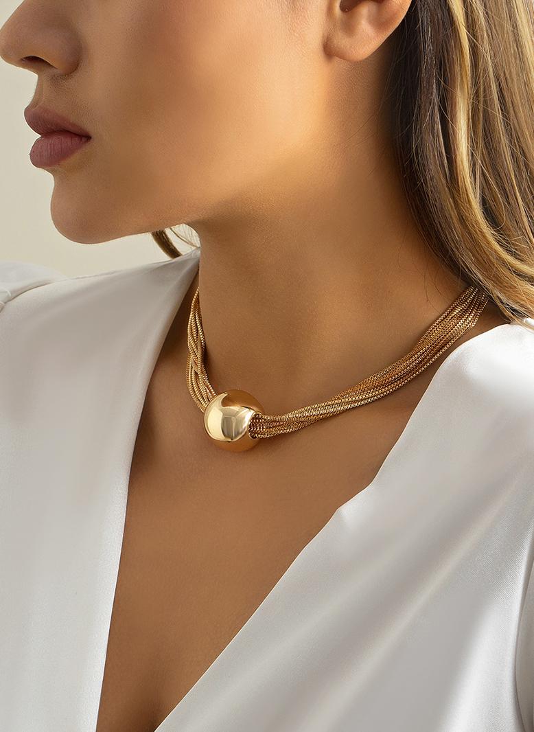 اللون الصامد حبة مجوهرات رمادي - Image 1