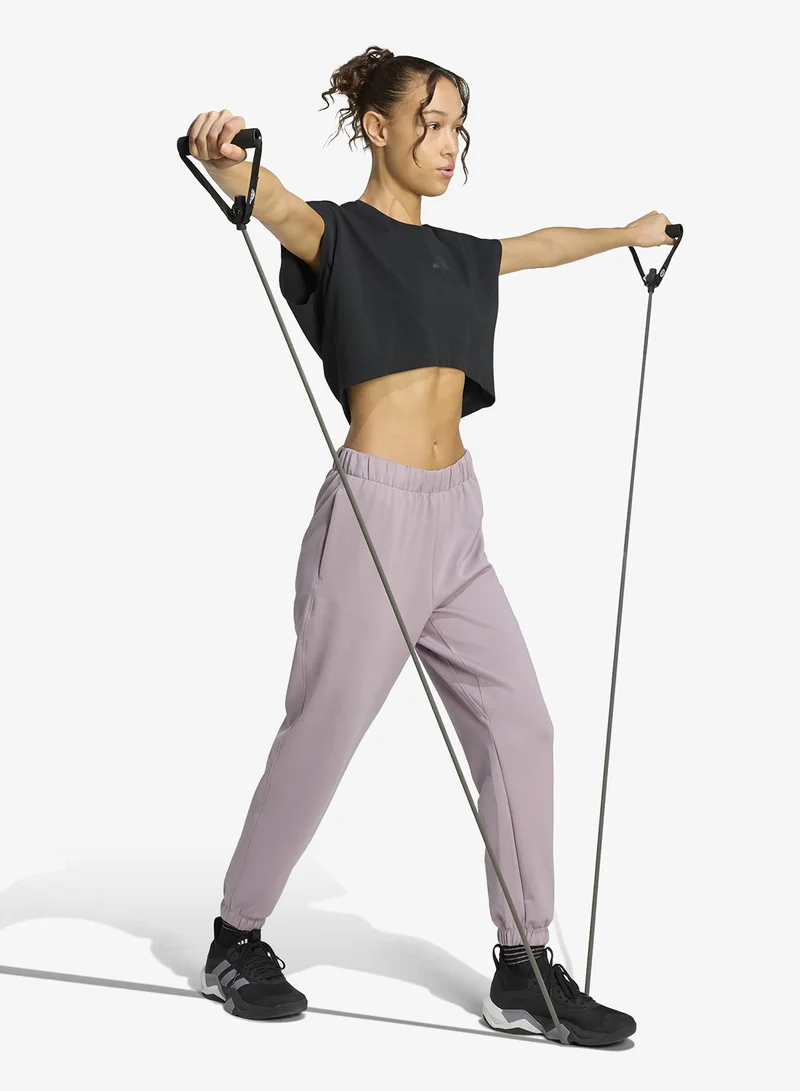 Adidas  Yoga Essentials Pant With Cuffs for Women | Best Price UAE