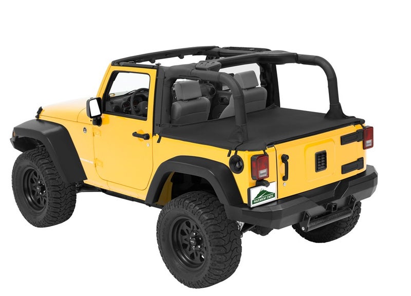 Pavement Ends by Bestop 41827-35 Black Diamond Cargo Cover for 2007-2018 Wrangler JK 2-Door - Image 2
