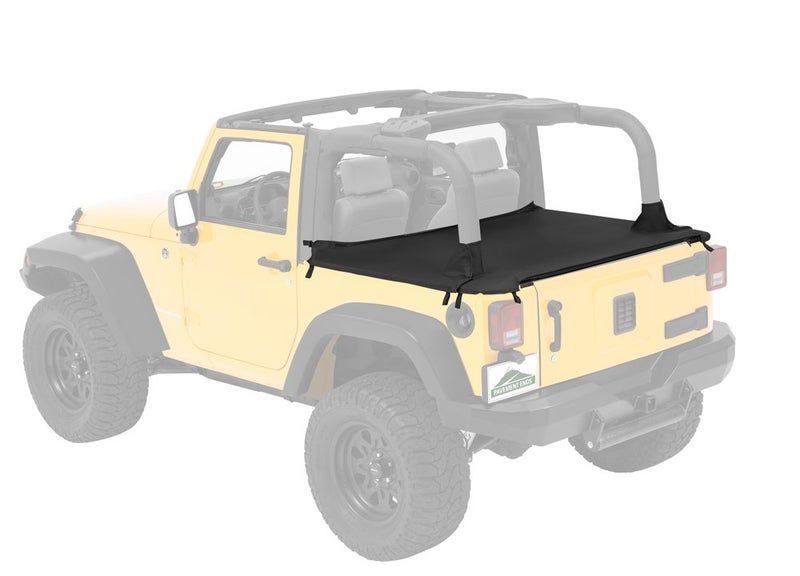 Pavement Ends by Bestop 41827-35 Black Diamond Cargo Cover for 2007-2018 Wrangler JK 2-Door - Image 1