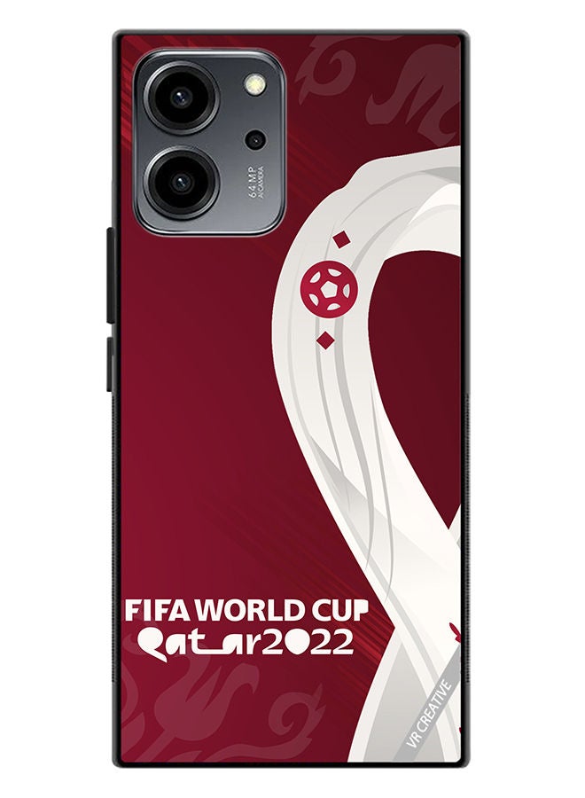VR CREATIVE Protective Case Cover For Honor 80 SE Qatar World Cup Design Multicolour - Image 1