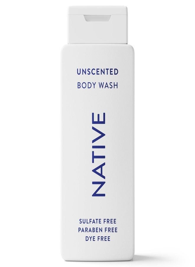 Native Body Wash Contains Naturally Derived Ingredients | For Women & Men, Sulfate, Paraben, & Dye Free Leaving Skin Soft and Hydrated |Unscented 18 oz - Image 1