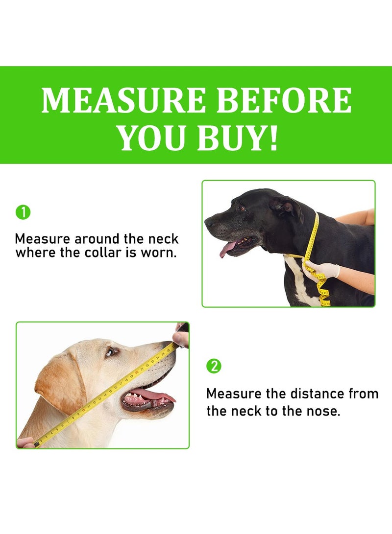 NNC PETS Pet recovery collar, Comfortable protective cone for dogs & cats, Soft edge elizabethan cone with Adjustable design and Durable PP material, Ideal for Wound healing, 20 cm (Green) - Image 4