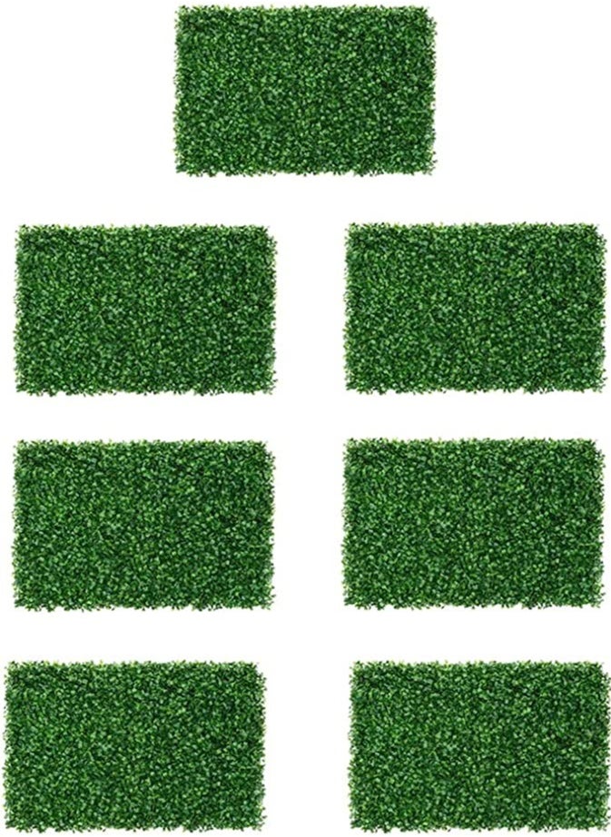 HOME TASTE - Premium Artificial Wall Grass Panels For Stunning Indoor And Outdoor Decor - Elevate Your Space With Faux Greenery, Perfect For Gardens, Villas, And Privacy Screens (7_Pieces) - Image 1