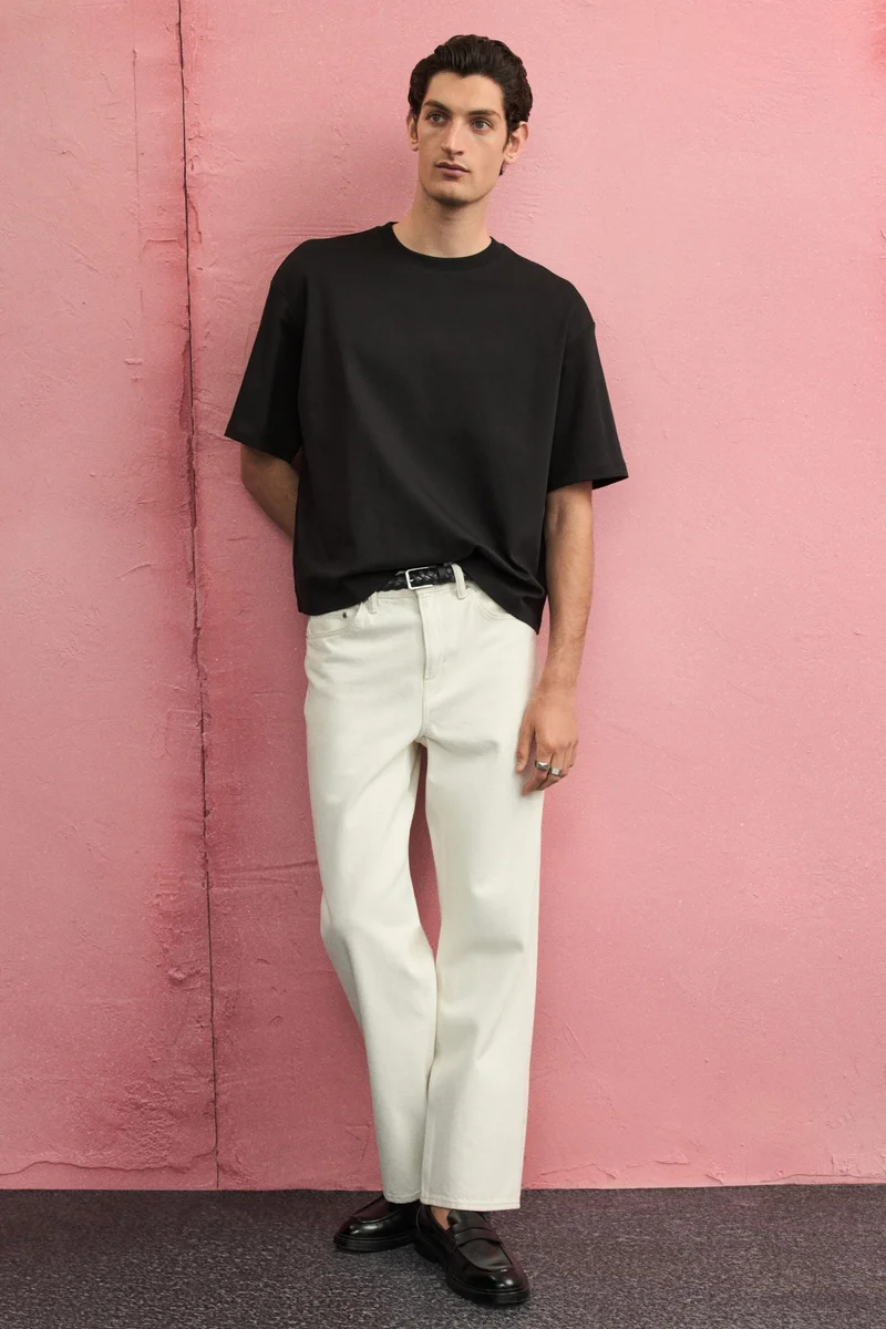 H&M Loose Fit Boxy-style T-shirt