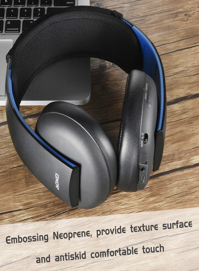 TXesign Large Sized Replacement Headband Cushion Pad Cover Head Band Protector with Zipper, Headband Cover Cushion Protector Pad for Headphones (Max for 2-1/2''W Cushion pad, Black) - Image 3