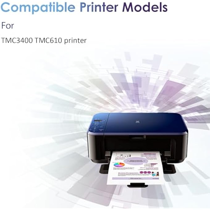 CULater SJIC15P REMANUFACTURED INK CARTRIDGE REPLACEMENT FOR C33S020464 INK TANK WITH PIGMENT INK FOR TM-C3400 TM-C610 PRINTER (1 PACK, 3 COLORS) - Image 2
