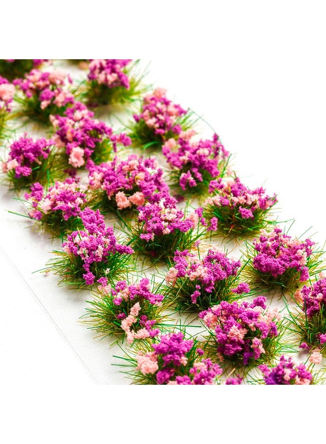 Warmtree 90 Pcs DIY Miniature Colorful Flower Cluster Flower Vegetation Groups Static Grass Tufts for Train Landscape Railroad Scenery Sand Military Layout Model Miniature Bases and Dioramas - Image 5