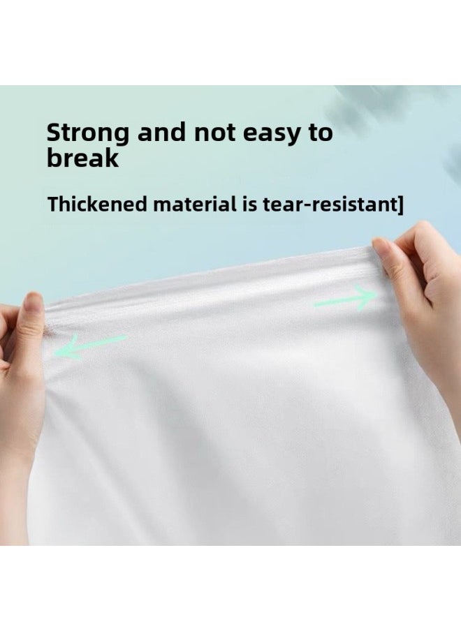 Generic Hotel Disposable Bed Sheet Four-piece Quilt Cover Pillowcase Quilt Cover Travel Travel Double Bed Supplies Dirty Thickened-Color:Single Three-piece Set  - Image 5