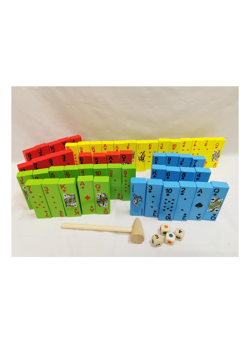 Toys Jenga Fun Dominoes Interactive Games (54 Pieces)  - Image 4