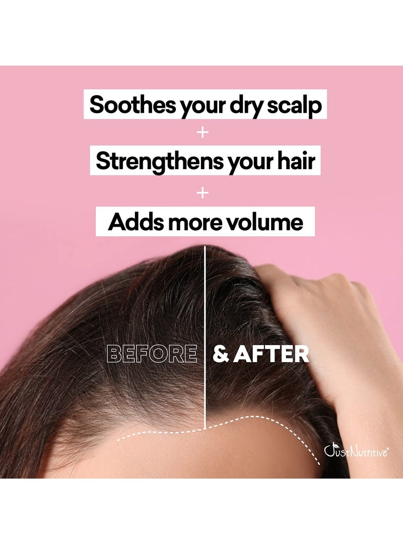 Just Nutritive Grow New Hair Treatment | Hair Regrowth Oil | Natural Hair Care | Hair Growth Treatment For Men and Women | Just Nutritive | 4 Oz  - Image 2