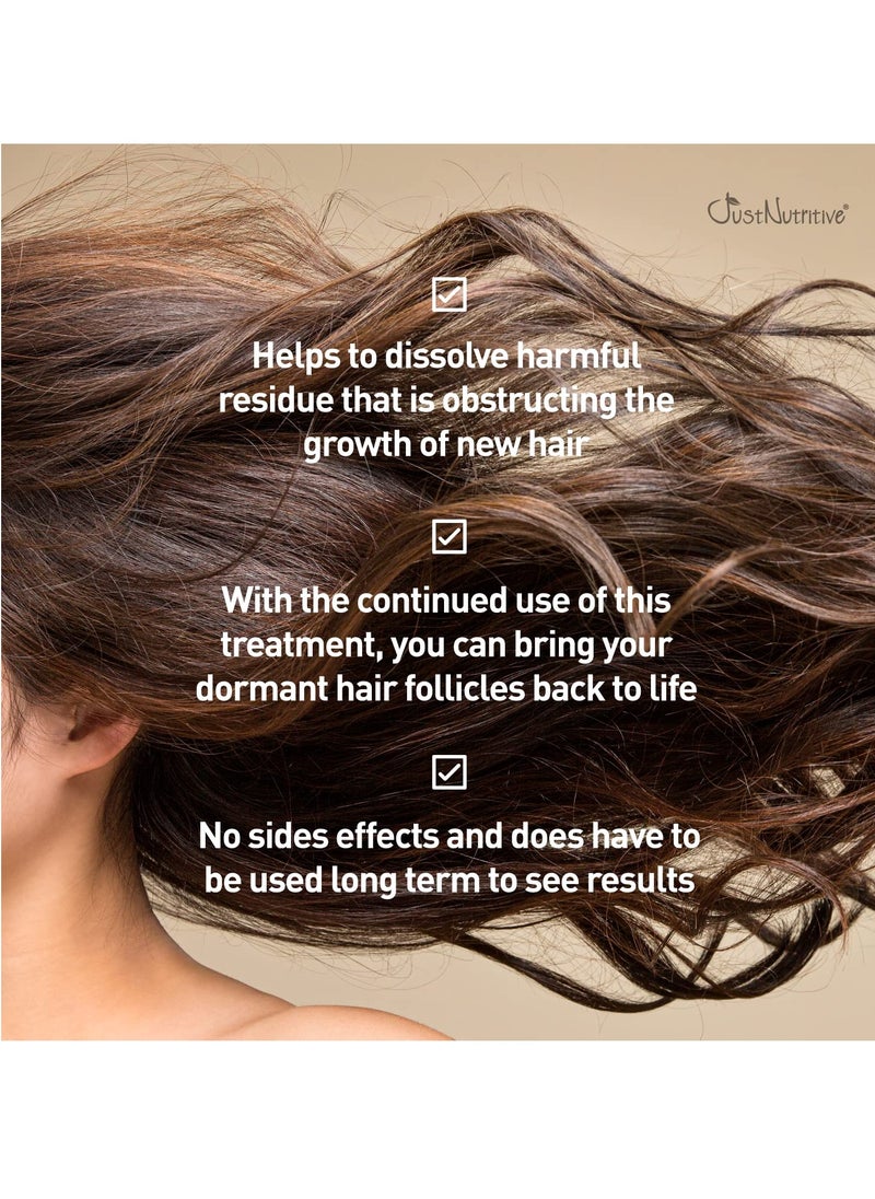 Just Nutritive Grow New Hair Treatment | Hair Regrowth Oil | Natural Hair Care | Hair Growth Treatment For Men and Women | Just Nutritive | 4 Oz  - Image 4