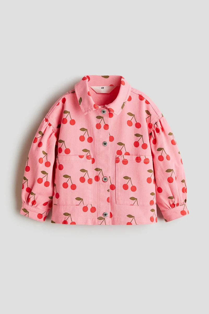 H&M Printed twill jacket