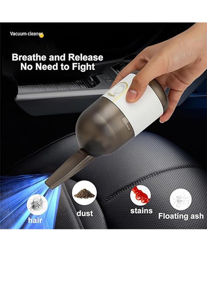 نافع مكنسة كهربائية صغيرة محمولة للسيارة لاسلكية للوحة المفاتيح المكتبية - Image 1