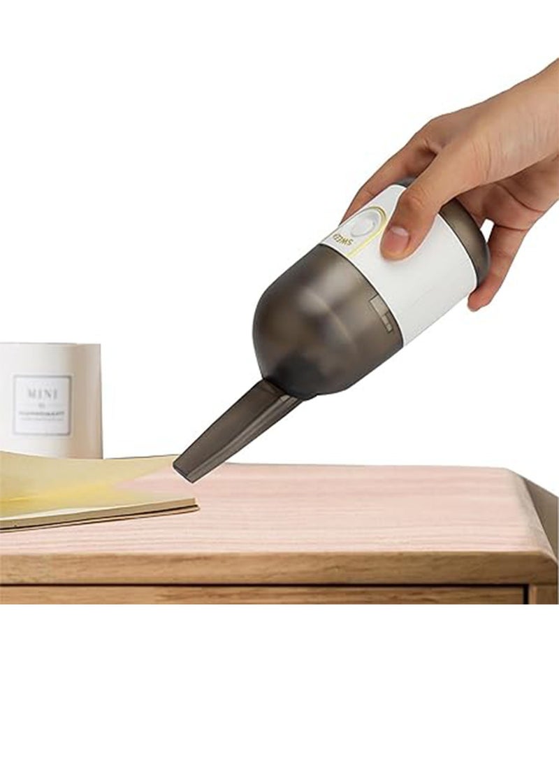 نافع مكنسة كهربائية صغيرة محمولة للسيارة لاسلكية للوحة المفاتيح المكتبية - Image 3