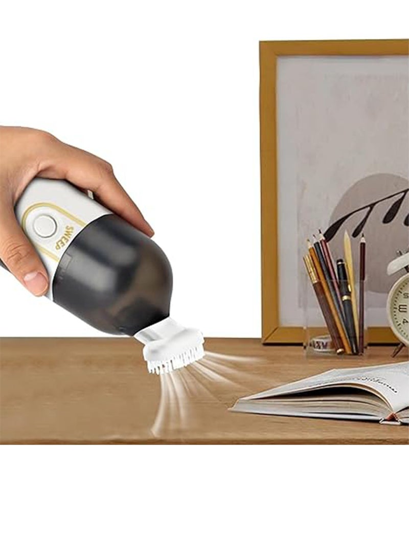 نافع مكنسة كهربائية صغيرة محمولة للسيارة لاسلكية للوحة المفاتيح المكتبية - Image 4