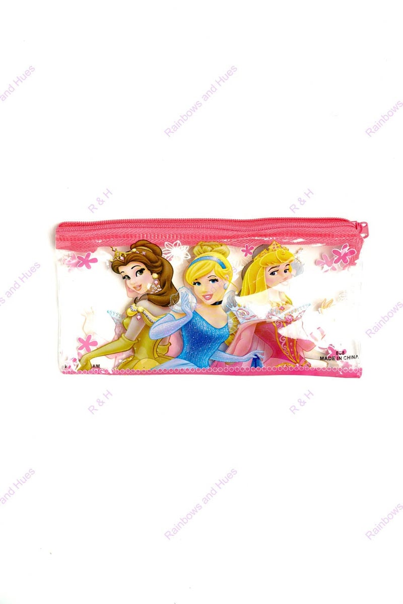 RH PPrincess Stationery Set with Pencil Pouch, 12 Sets of Pouches with 12 Pencils, 12 Erasers and 12 Sharpeners Multi Utility Best for Return Gifts, Party Favor for Kids in Bulk - Image 3