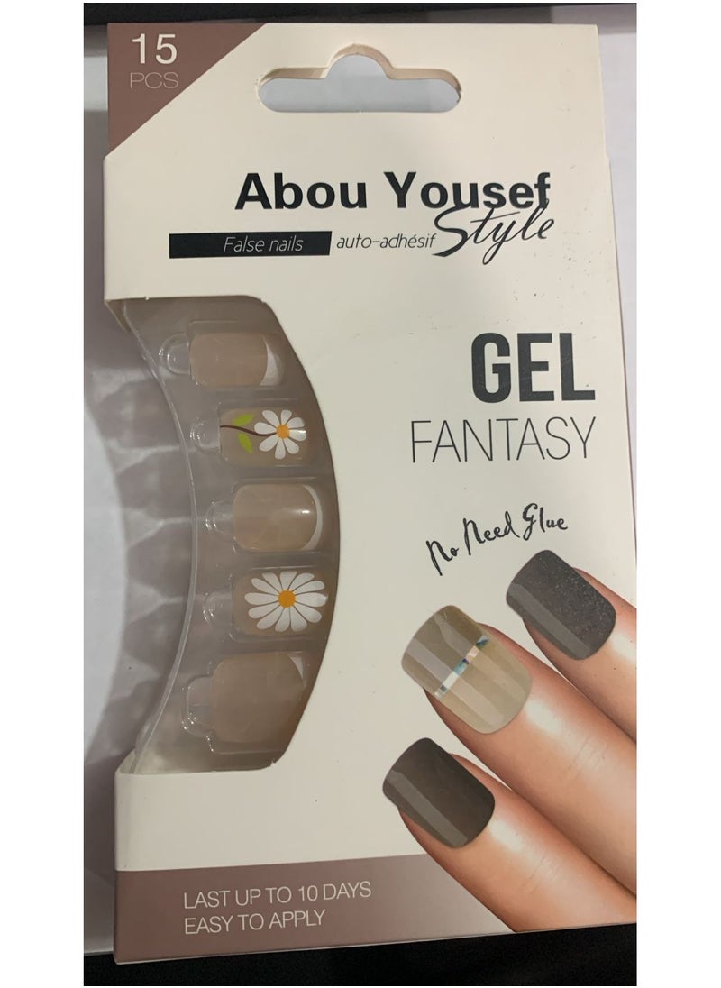 Abou Yousef Style ABOU YOUSEF FALSE NAILS GEL FANTASY 88-AY005  - Image 1