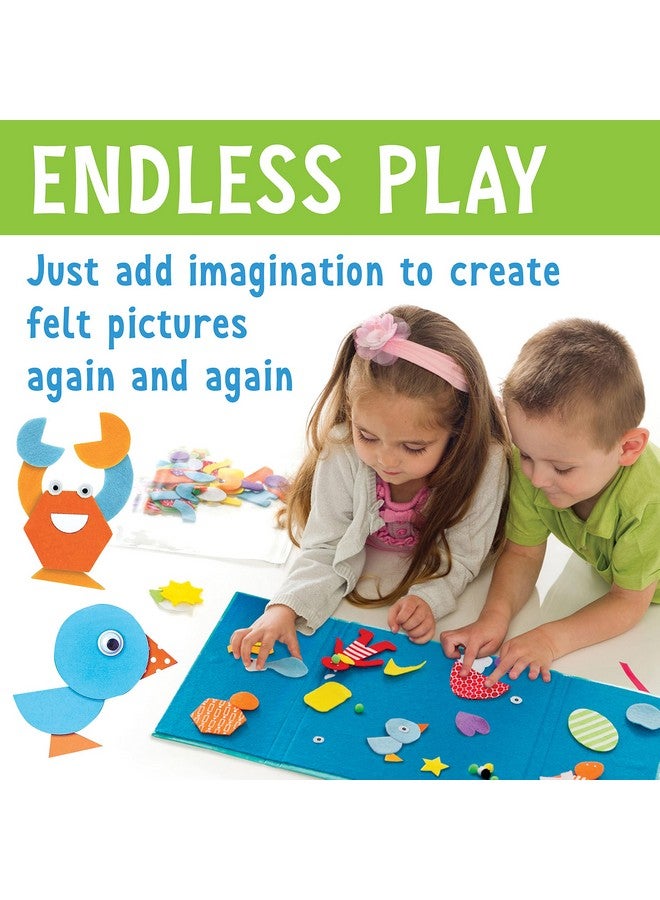 Creativity for Kids لوحة شعري ممتعة للأشكال - صديقة للسفر للأطفال - 100+ قطعة للحرف واللعب التخيلي - Image 3