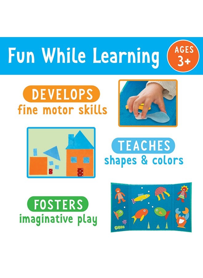 Creativity for Kids لوحة شعري ممتعة للأشكال - صديقة للسفر للأطفال - 100+ قطعة للحرف واللعب التخيلي - Image 4