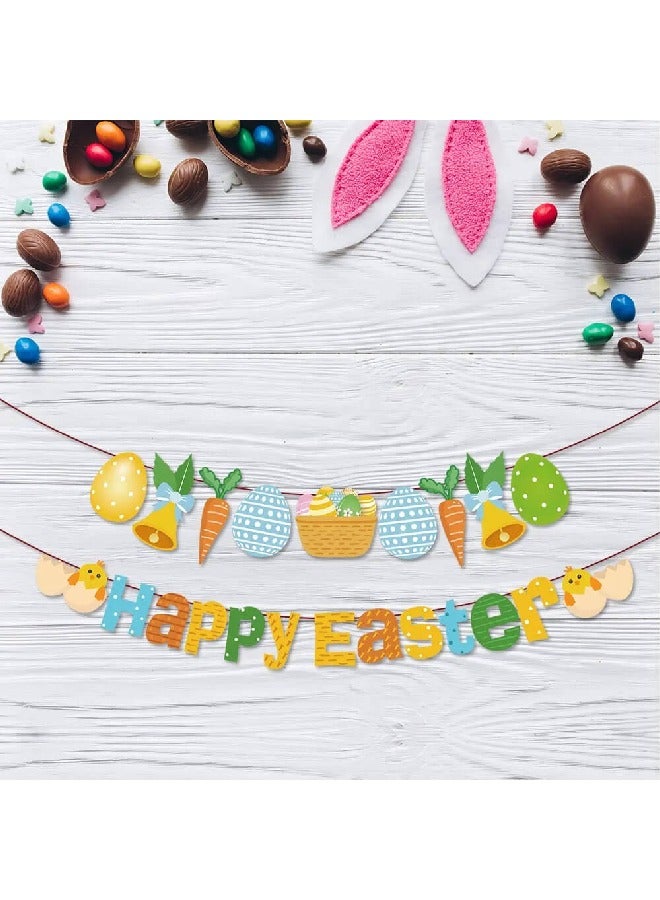 ThePartyPopper Colorful Happy Easter Cartoon Banner - Image 3
