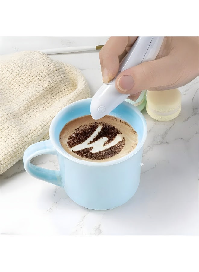 Coffee engraving pen, coffee electric flavoring pen, cake decoration engraving, professional pastry baking tools  - Image 4