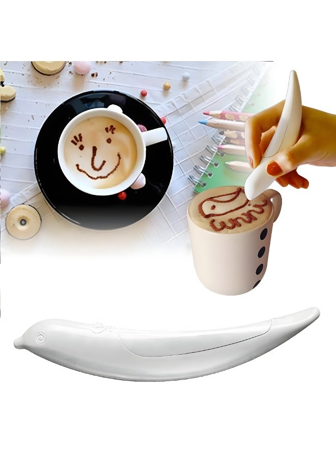 Coffee engraving pen, coffee electric flavoring pen, cake decoration engraving, professional pastry baking tools  - Image 1