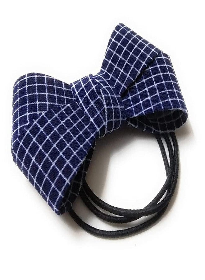 كرونيكس مجموعة كرونكس من 4 قطع، إكسسوارات شعر أنيقة، فيونكات شعر، فيونكات شريطية مع رباط مطاطي أسود - Image 2