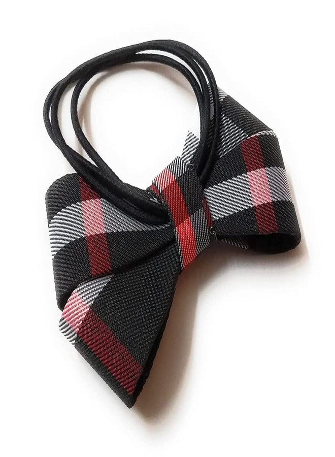 كرونيكس مجموعة كرونكس من 4 قطع، إكسسوارات شعر أنيقة، فيونكات شعر، فيونكات شريطية مع رباط مطاطي أسود - Image 5