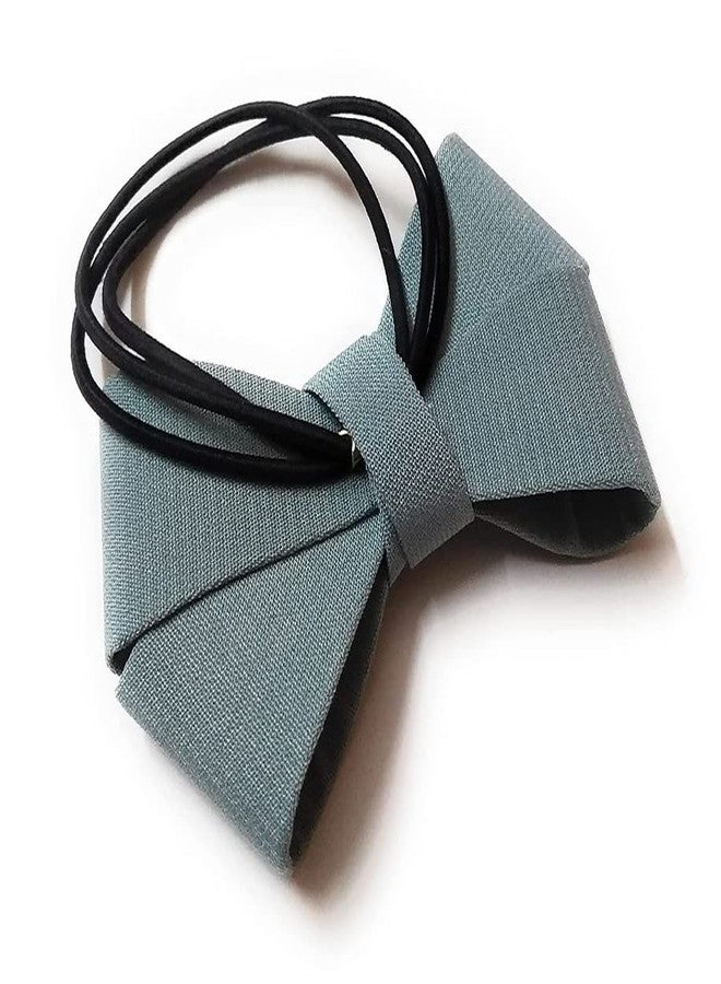 كرونيكس مجموعة كرونكس من 4 قطع، إكسسوارات شعر أنيقة، فيونكات شعر، فيونكات شريطية مع رباط مطاطي أسود - Image 3