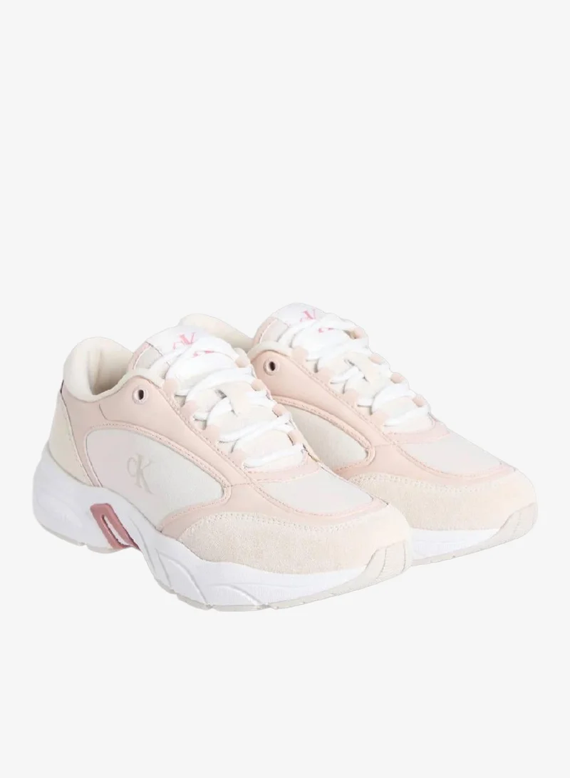 كالفن كلاين جينز حذاء رياضي من الجلد الصناعي