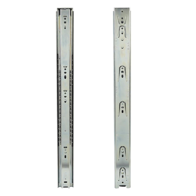 Hettich قناة كروية تلسكوبية KA 5632/500 مم | قناة درج بتشطيب زنك للاستخدام المنزلي والمطبخ وخزانة الملابس | سعة تحميل 45 كجم | تمديد 100%، فولاذ مجلفن (2 قطعة) - Image 2