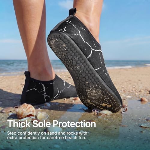 ATHMILE Water Shoes for Women Men QuickDry Aqua Socks Swim Beach Barefoot Yoga Exercise Wear Sport Accessories Pool Camping Must Haves Adult Youth Size 8595Women7585Men - Image 3
