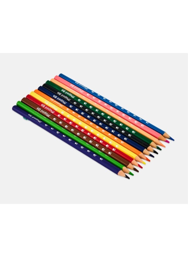 Maped Pulse 12 Pieces Colouring Pencil Set, Multicolor - Image 3