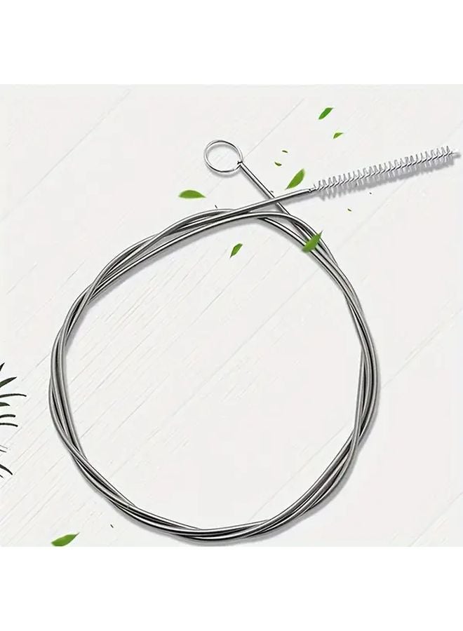 1 قطعة مزيل انسداد الصرف المرن فرشاة ثعبان السباكة اليدوية غير الكهربائية لأنابيب المطبخ والحمام - Image 2