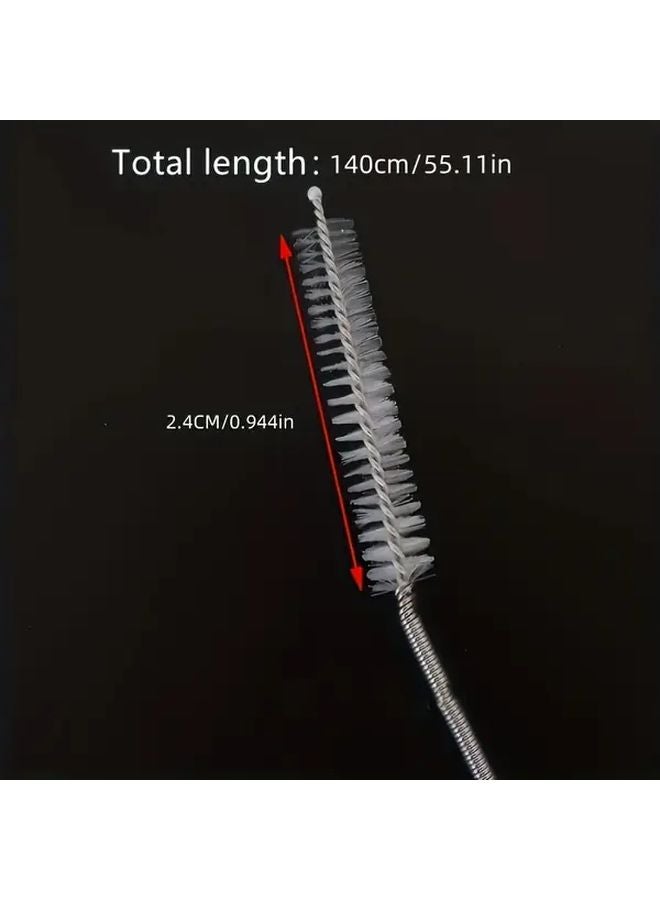 1 قطعة مزيل انسداد الصرف المرن فرشاة ثعبان السباكة اليدوية غير الكهربائية لأنابيب المطبخ والحمام - Image 4