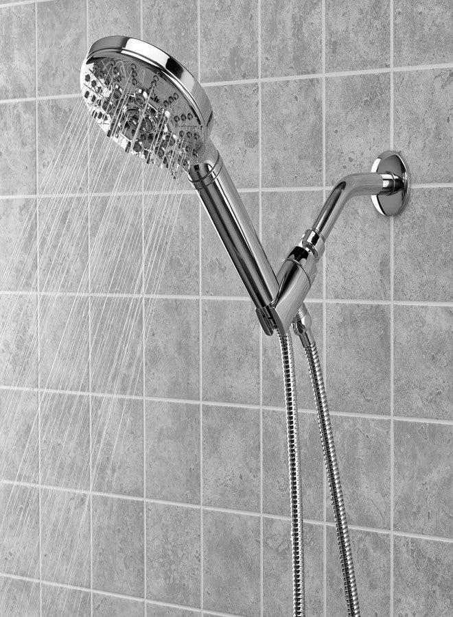 Sprite Showers HKE-CM Biarritz 7-Setting Hand Held Filtered Shower Handle, Chrome - Image 4