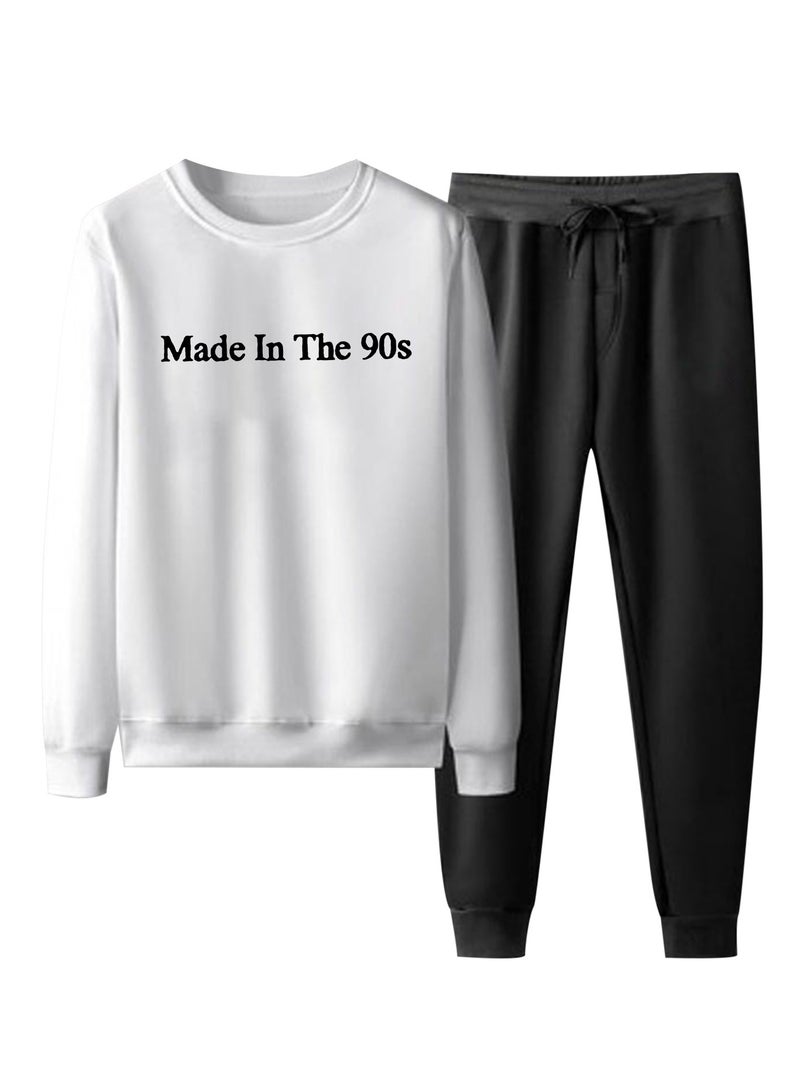 KUYING New Round Neck Sweatshirt And Pants For 2024  - Image 1