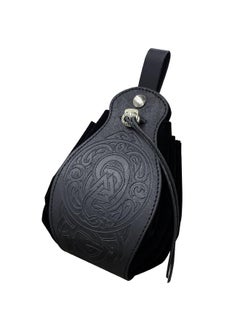 Generic Medieval Viking Style Belt Pouch Retro Waist Bag Black Dragon Ball S00116 