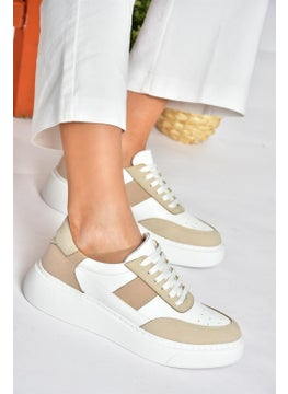Fox Shoes P274048809 White/beige Casual Women's Sports Shoes Sneakers10  - Image 1