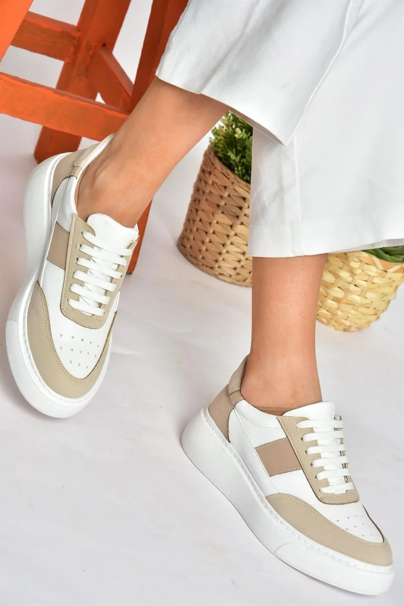 Fox Shoes P274048809 White/beige Casual Women's Sports Shoes Sneakers10
