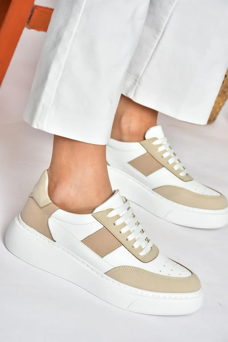 Fox Shoes P274048809 White/beige Casual Women's Sports Shoes Sneakers10