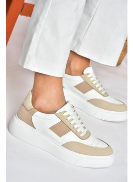 Fox Shoes P274048809 White/beige Casual Women's Sports Shoes Sneakers10  - Image 4