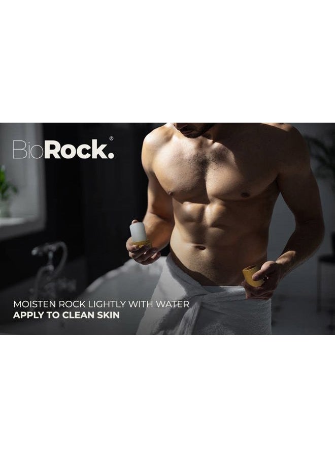 BioRock. Crystal Natural Deodorant Stone - * 2 Packs Unscented Plastic and Aluminum Free Salt Stick for Women & Men Eco-Friendly Sustainable Zero Waste 4.25 oz * 2 - Image 5
