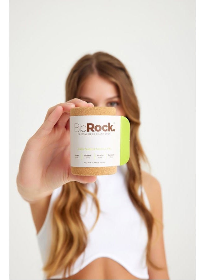 BioRock. Crystal Natural Deodorant Stone - * 2 Packs Unscented Plastic and Aluminum Free Salt Stick for Women & Men Eco-Friendly Sustainable Zero Waste 4.25 oz * 2 - Image 2
