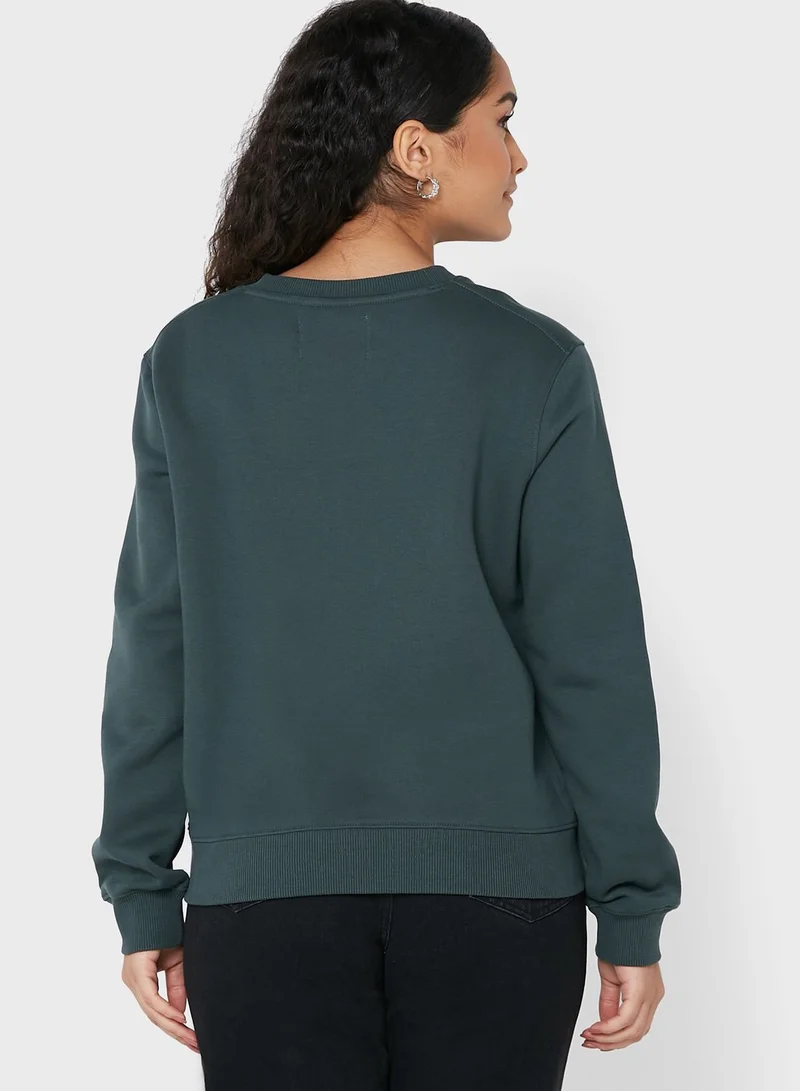 Calvin Klein Jeans Crew Neck Logo Sweatshirt