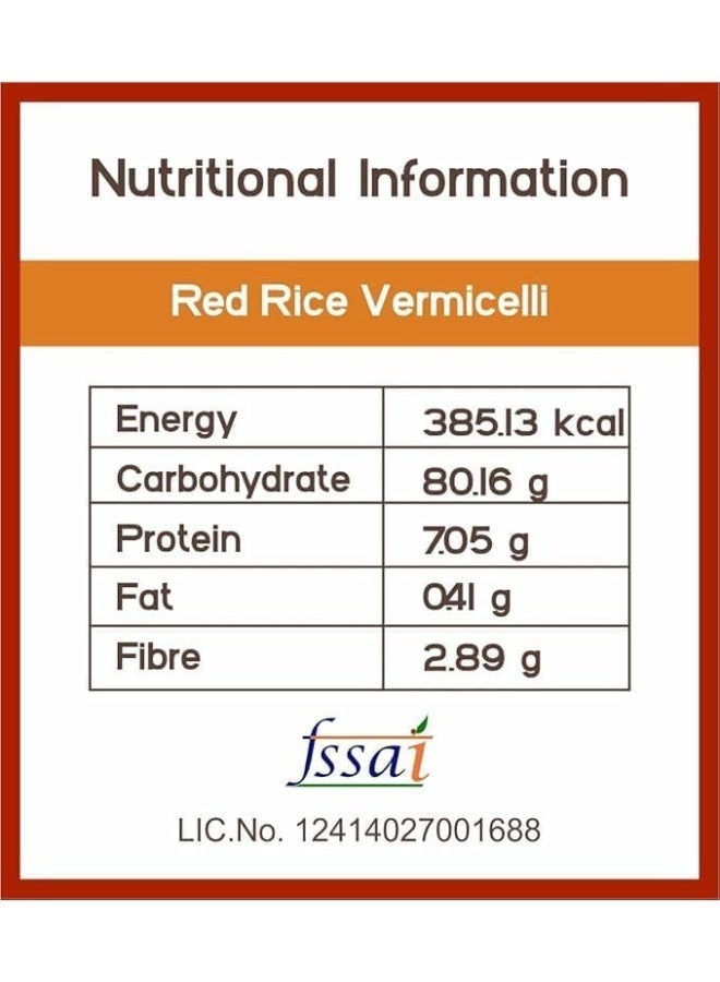 Some More Red Rice Vermicelli - 180g | Nutrient-Rich Red Rice for Healthy Meals | High Protein & Fiber | Non-sticky | Digestive & Nutritious - Image 2